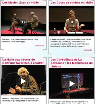 Les cours de cinéma, les rencontres avec de grands réalisateurs, avec des acteurs de premiers plans et la crème des techniciens… tout cela a été enregistré et constitue à présent l’Académie du Forum des Images. En libre accès sur leur site, on peut désormais découvrir en un clic toutes les vidéos.