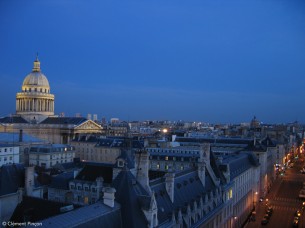 Photo prise depuis l’observatoire de la Sorbonne ! Canon Ixus 500 Paris, 2005