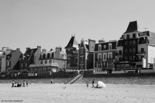 Bord de plage, Saint-Malo, © Christelle Daubignard