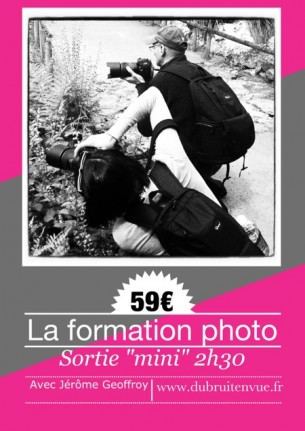 Du bruit en vue présente les sorties "mini" pour apprendre la photographie en compagnie de Jérome Geoffroy, photographe et auteur de livres techniques photo aux éditions Dunod.