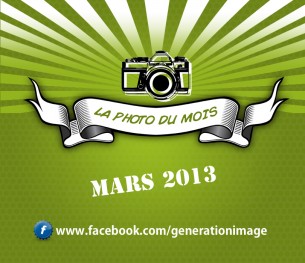 Le concours photo de la page Facebook Génération Image s’est terminé le 31 mars et les 2 photos gagnantes sont...